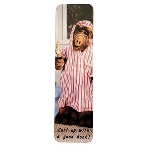Vintage 80s Alf Bookmark curl up book alien pajamas 1987 One Stop Posters 2-1005